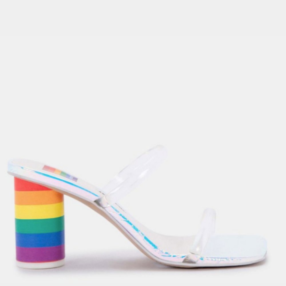 Dolce Vita Rainbow Noles Heels - Picture 4 of 15